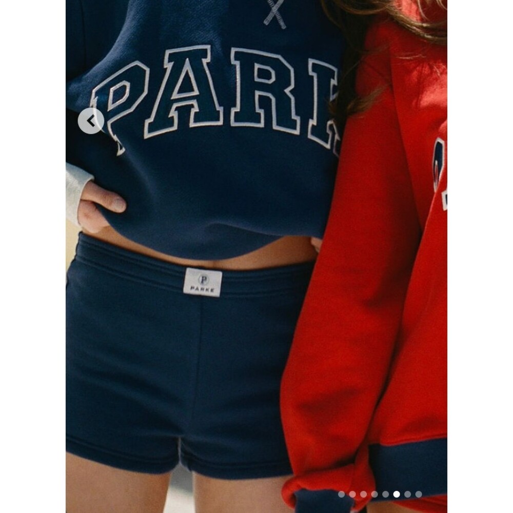 Parke Coastal Collection Navy Heritage Mini Sweatshorts Size XS